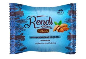 Конфета мультизлаковая Rendi Collection с орехом миндаль