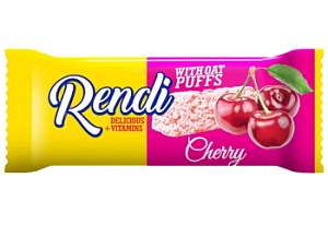 Конфета Мультизлаковая Rendi Fruit Mix вишня+банан+клубника+дыня+лимон+яблоко